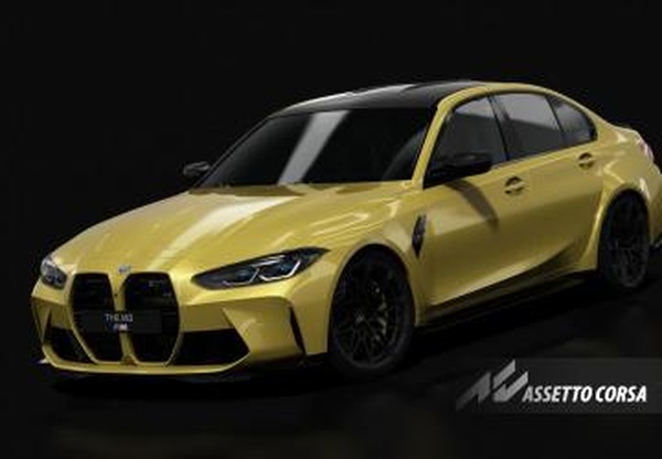 BMW M3 Competition (G80) “M Track Pack”версия 1.6 для Assetto Corsa