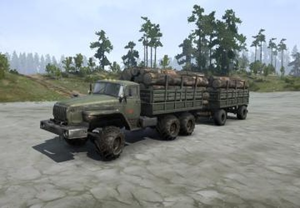 Урал-4320 Монстерверсия 1.0 для Spintires: MudRunner (v18.10.18)