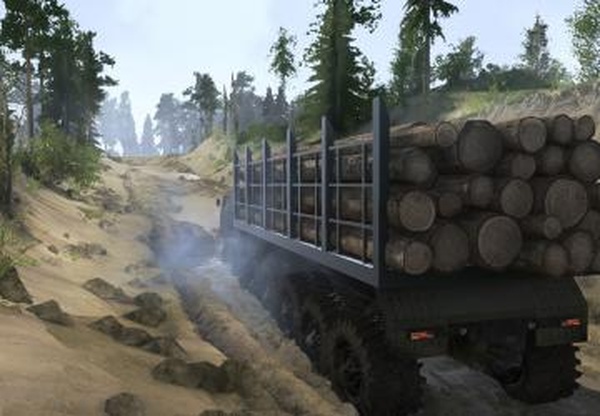Доработка Маз-7410 longверсия 2.1 для Spintires: MudRunner (v18.10.18)