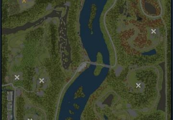 Карта «Пущановка»версия 09.06.19 для Spintires: MudRunner (v18.10.18)