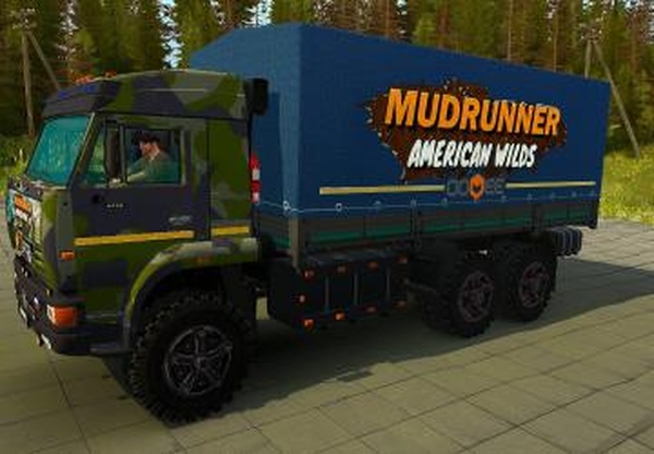КамАЗ 65221 6x6версия 2.0 для Spintires: MudRunner (v22.03.19)