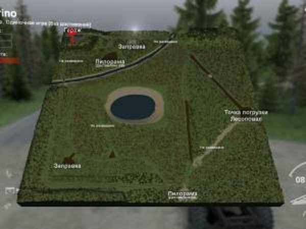 Карта «Горино»версия 1 для SpinTires (v03.03.16)