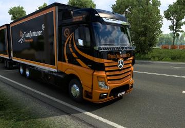 BDF Tandem Team Juntunen Oyверсия 1.0 для Euro Truck Simulator 2 (v1.41.x)