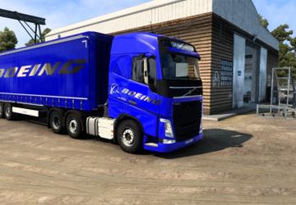 Комбо cкин Boeingверсия 1.0 для Euro Truck Simulator 2 (v1.40.x, 1.41.x)
