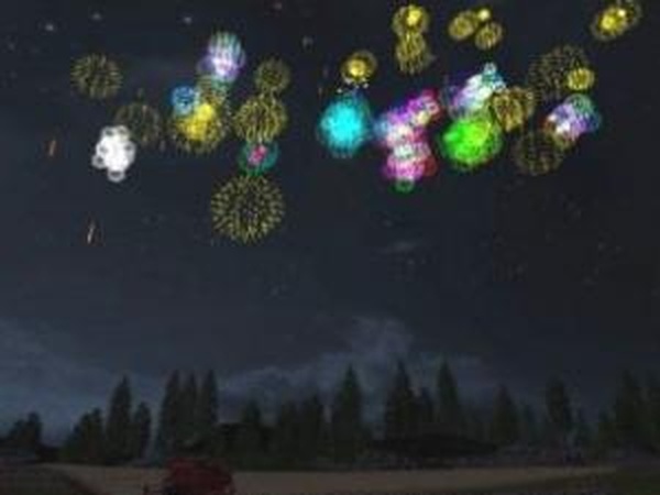Салют Placeable Fireworkверсия 30.12.16 для Farming Simulator 2017 (v1.3.1)