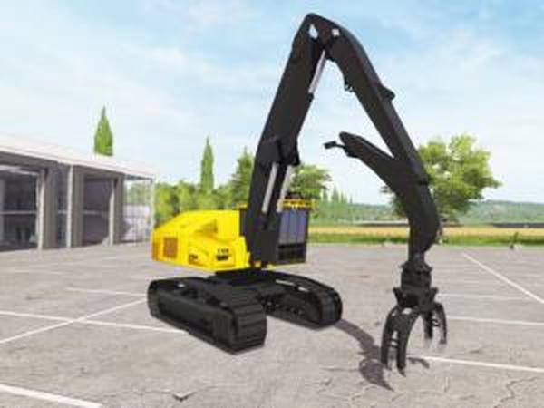 Стреловой грейферный экскаватор-погрузчик 2v25.12.16 для Farming Simulator 2017 (v1.3.1)