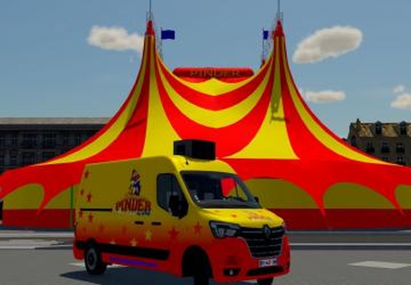 Renault Master (Cirque Pinder)версия 1.0.0.0 для Farming Simulator 2022