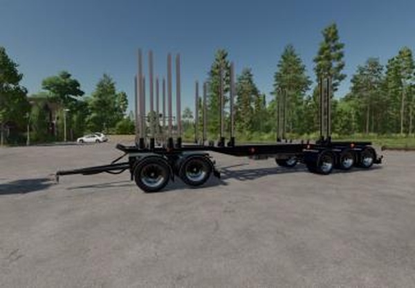 Närko Timber Trailerверсия 1.5.0.0 для Farming Simulator 2022