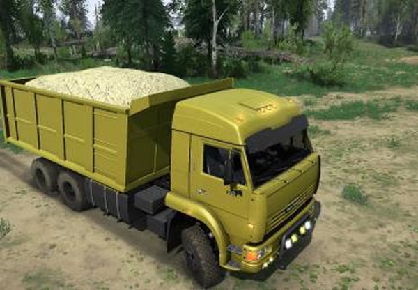 KAMAZ 65225версия 5.06.19 для Spintires: MudRunner (v22/03/19)