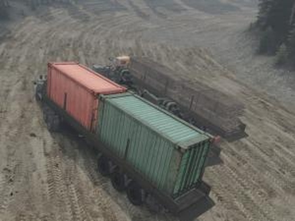 Шаланда на 4, 6 и 8 очковверсия 31.03.17 для SpinTires (v03.03.16)