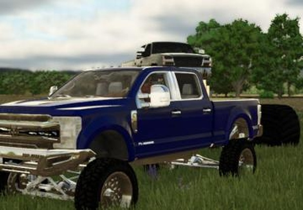 Ford F250 AnyLevel Blueверсия 1.0.0.0 для Farming Simulator 2025