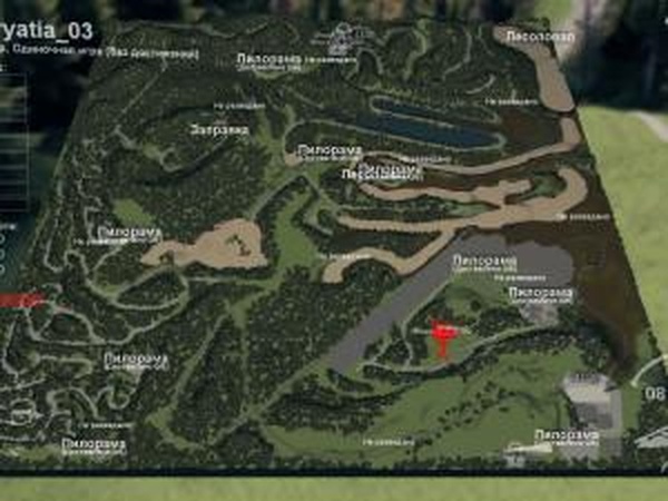 Карта «Бурятия 03»версия 1.0 для SpinTires (v03.03.16)