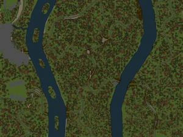 Карта «Речной поток»версия 1 для SpinTires (v03.03.16)