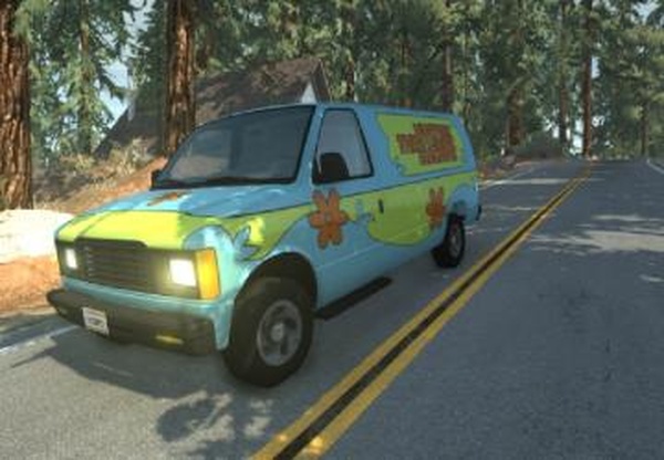 The Mystery Machineверсия 1.0 для BeamNG.drive (v0.16.x)