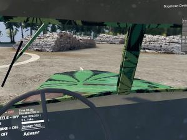 Текстура «Березовые бревна»версия 1.0 для SpinTires (v03.03.16)