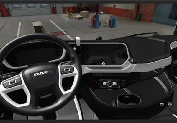 Daf 2021 White Interiorверсия 1.0 для Euro Truck Simulator 2 (v1.41.x)