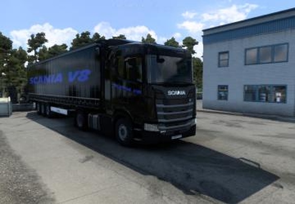 Комбо Скин scania V8версия 1.0 для Euro Truck Simulator 2 (v1.40.x, 1.41.x)