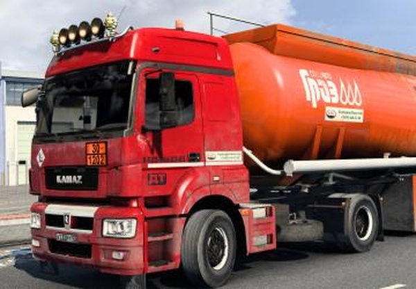 Грязный Камаз 5490 Neo/65206версия 1.1 для Euro Truck Simulator 2 (v1.40.x, 1.41.x)