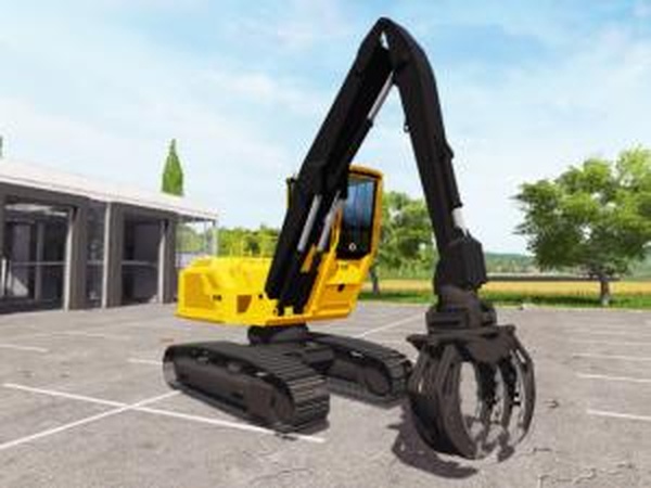 Стреловой грейферный экскаватор-погрузчикv25.12.16 для Farming Simulator 2017 (v1.3.1)
