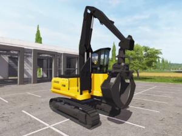 Грейферный экскаватор-погрузчикверсия 25.12.16 для Farming Simulator 2017 (v1.3.1)