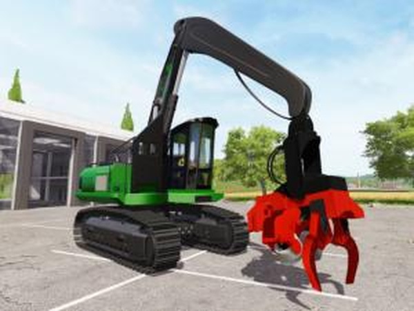 Экскаватор-харвестер dangleверсия 25.12.16 для Farming Simulator 2017 (v1.3.1)