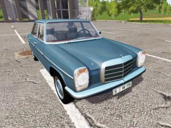 Mercedes-Benz 200D (W115) 1973версия 25.12.16 для Farming Simulator 2017 (v1.3.1)