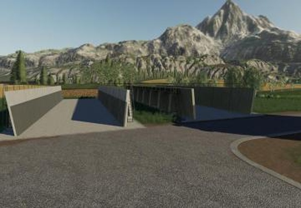 Concrete Bunker Set Vверсия 1.0.0.1 для Farming Simulator 2019 (v1.6.0.0)