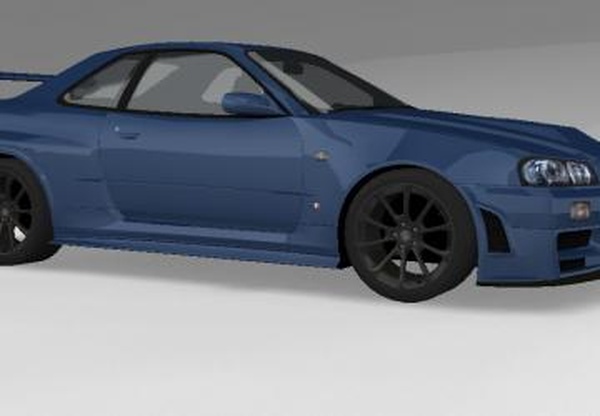 Nissan Skyline R34 GT-R Nismo Z-Tuneверсия 1.0 для BeamNG.drive (v0.16)