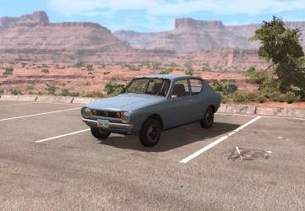 Datsun 100A 2-doorверсия 1.0 для BeamNG.drive (v0.15.x - 0.16.x)