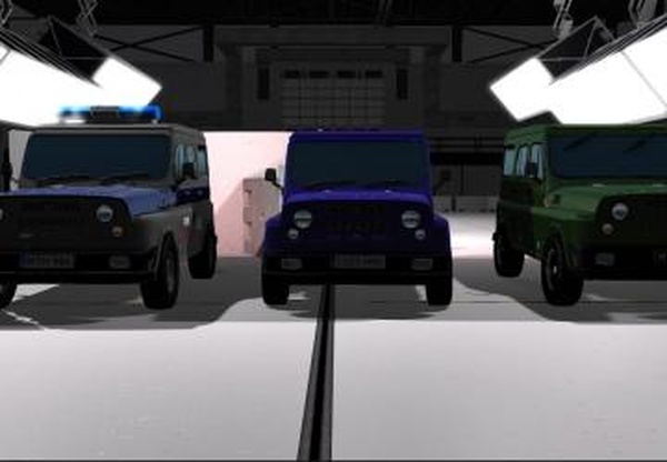 3 УАЗ Hunterверсия 1.0 для BeamNG.drive (v0.16.x)