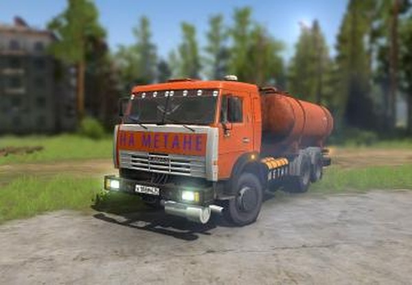 КамАЗ-65115/65111 Ассенизатор КО-505версия 30.05.2019 для Spintires: MudRunner (v18.10.18)
