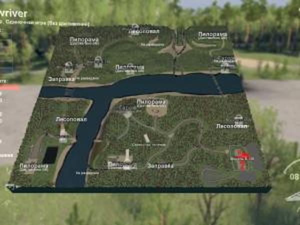 Карта  «Новая Река»версия 2.0 для SpinTires (v03.03.16)