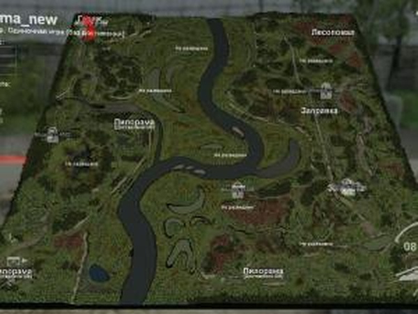 Карта «Пойма»версия 2.0 для SpinTires (v03.03.16)