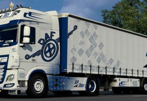 U.P. Trans DAF XF E6 skinpackверсия 1.0 для Euro Truck Simulator 2 (v1.40.x)