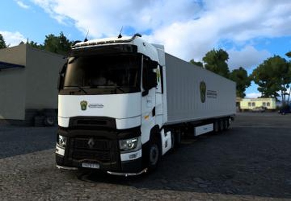 Комбо скин «таможня»версия 1.0 для Euro Truck Simulator 2 (v1.40.x)
