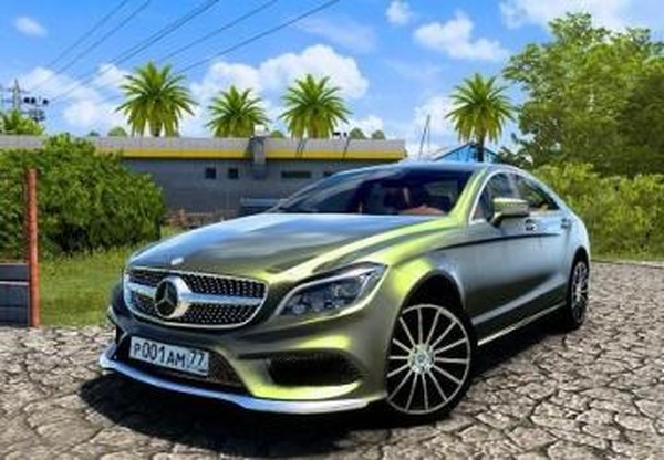 Mercedes CLS 2013версия 2.1 для Euro Truck Simulator 2 (v1.40.x)