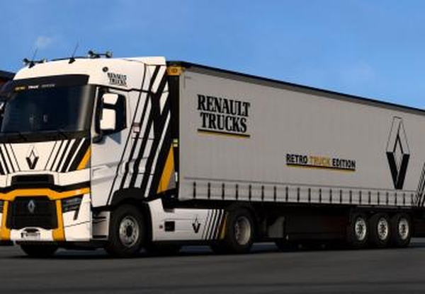 Renault Retro Truck Edition Comboверсия 1.0 для Euro Truck Simulator 2 (v1.40.x)