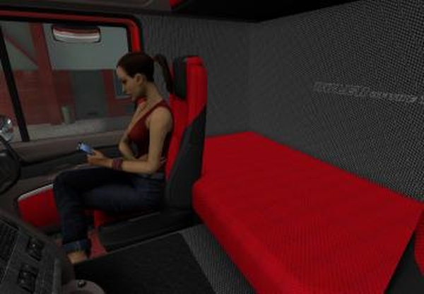 Интерьер для Daf XF 105версия 1.0 для Euro Truck Simulator 2 (v1.28.x, - 1.41.x)