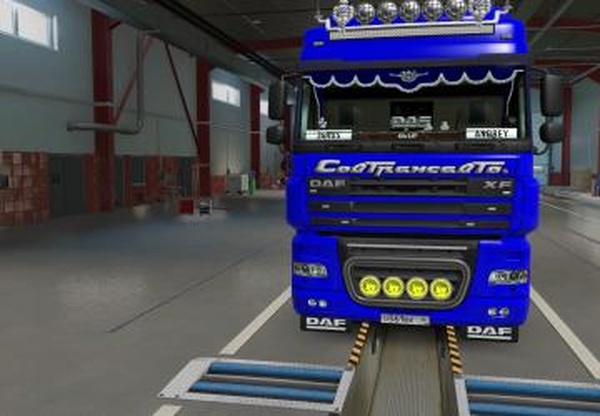 Скин Совтрансавто для DAF 105 и Kroneверсия 1.0 для Euro Truck Simulator 2 (v1.38.x, - 1.43.x)
