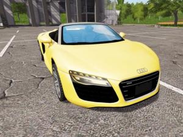 Audi R8 V10 Spyderверсия 19.12.16 для Farming Simulator 2017 (v1.3.1)