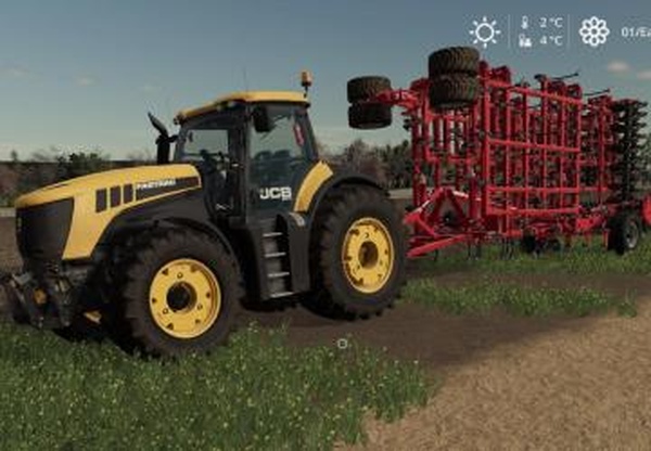 JCB Fastrac 8000версия 1.0 для Farming Simulator 2019 (v1.6.0.0)