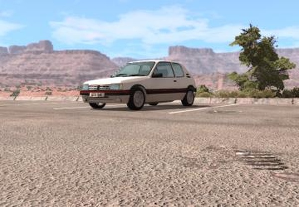 Peugeot 205 GTIверсия 1.0 для BeamNG.drive (v0.16)