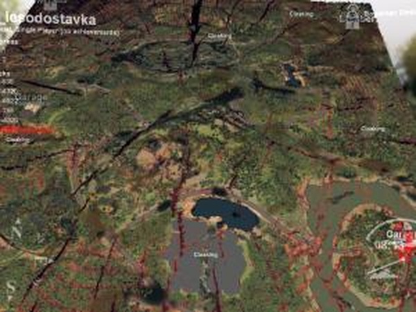 Карта «Лесодоставка»версия 1.1 для SpinTires (v03.03.16)