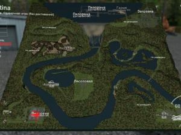 Карта «Плотина»версия 1.0 для SpinTires (v03.03.16)