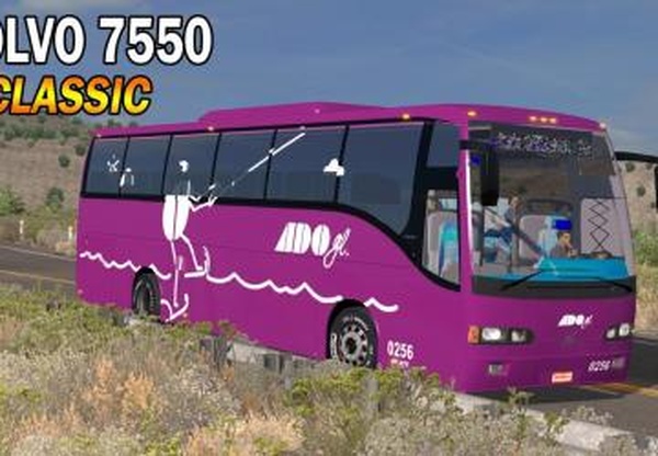 Volvo 7550версия 1.0 для Euro Truck Simulator 2 (v1.40.x)