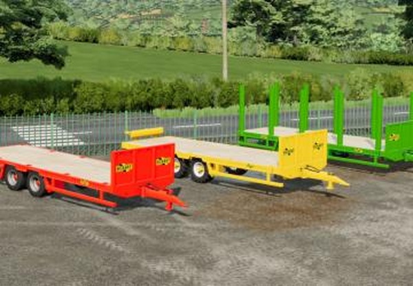 Herbst Flat Bed Trailerверсия 1.0.0.0 для Farming Simulator 2022