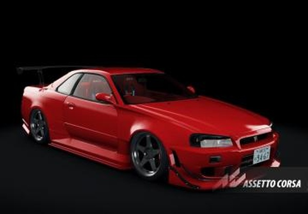 Nissan Skyline GT-R V-Spec II Usagi Specialv1.1 для Assetto Corsa
