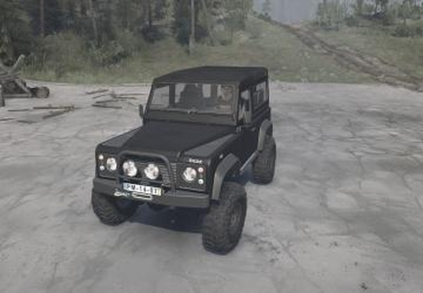 Land Rover Defender D90 TD5 Black Editionv18.05.19 для Spintires: MudRunner (v22.03.19)