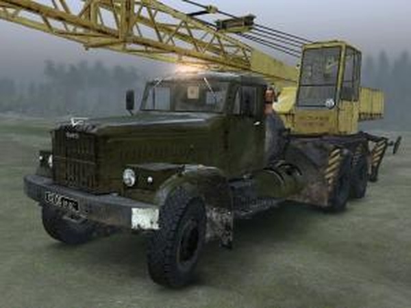 Краз-257 Автокран КС-4561версия 1.1 для SpinTires (v03.03.16)