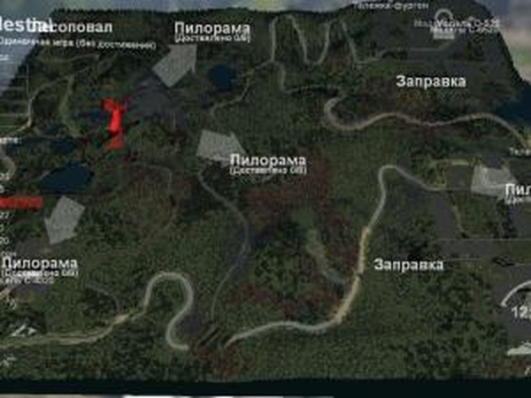 Карта «Поднебесный»версия 1.2 для SpinTires (v03.03.16)